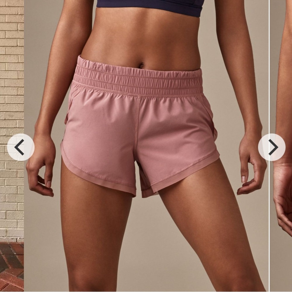 Lulu lemon Lululemon Anew Short 4" Quicksand mauve pink like new size 6 - Picture 2 of 15